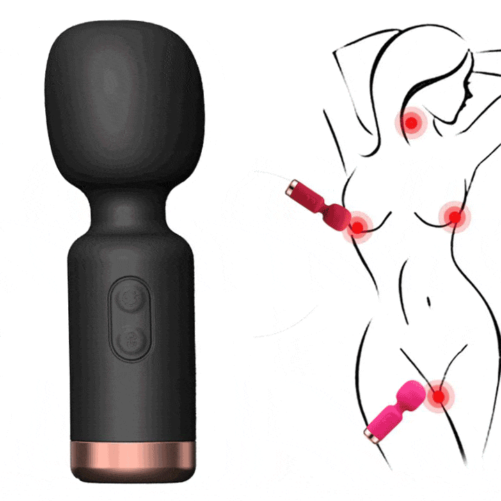 LureVibe Mini Flexible Magic Wand Vibrator – product detail 5