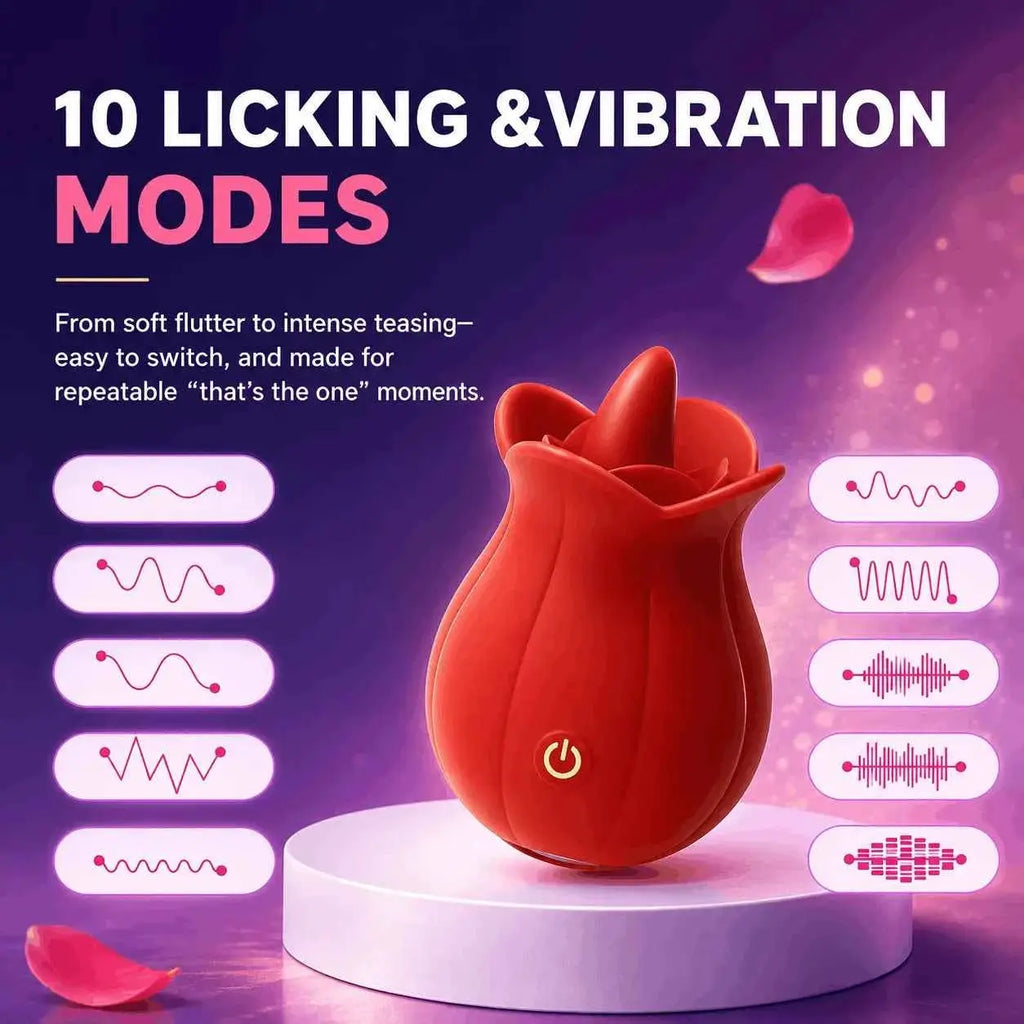 MLEM Rose Tongue Massager