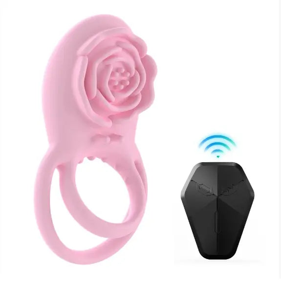 Rose Toy 2.0 Clit Stim & Vibrating Couples Cock Ring