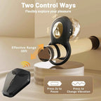 Rose Toy 2.0 Clit Stim & Vibrating Couples Cock Ring