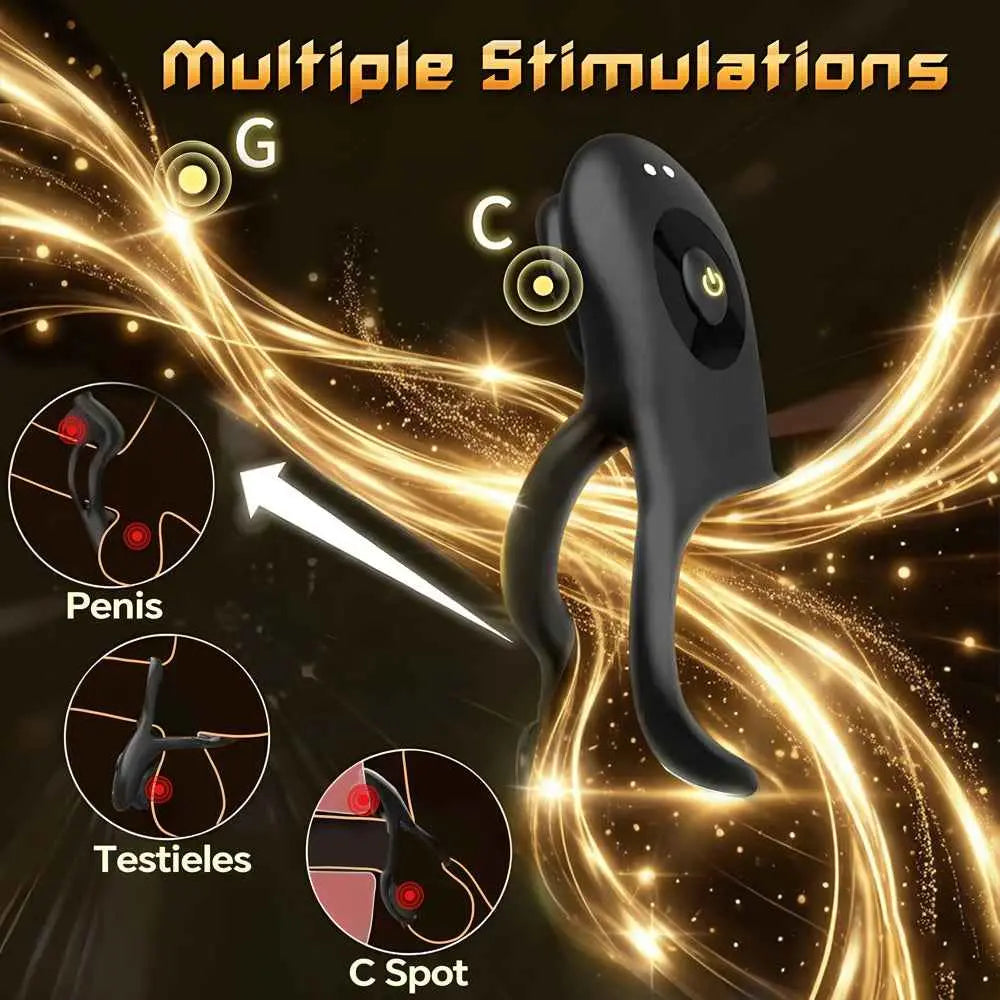 Lipleaf - Tongue Vibe Ring for External & Testicle Play