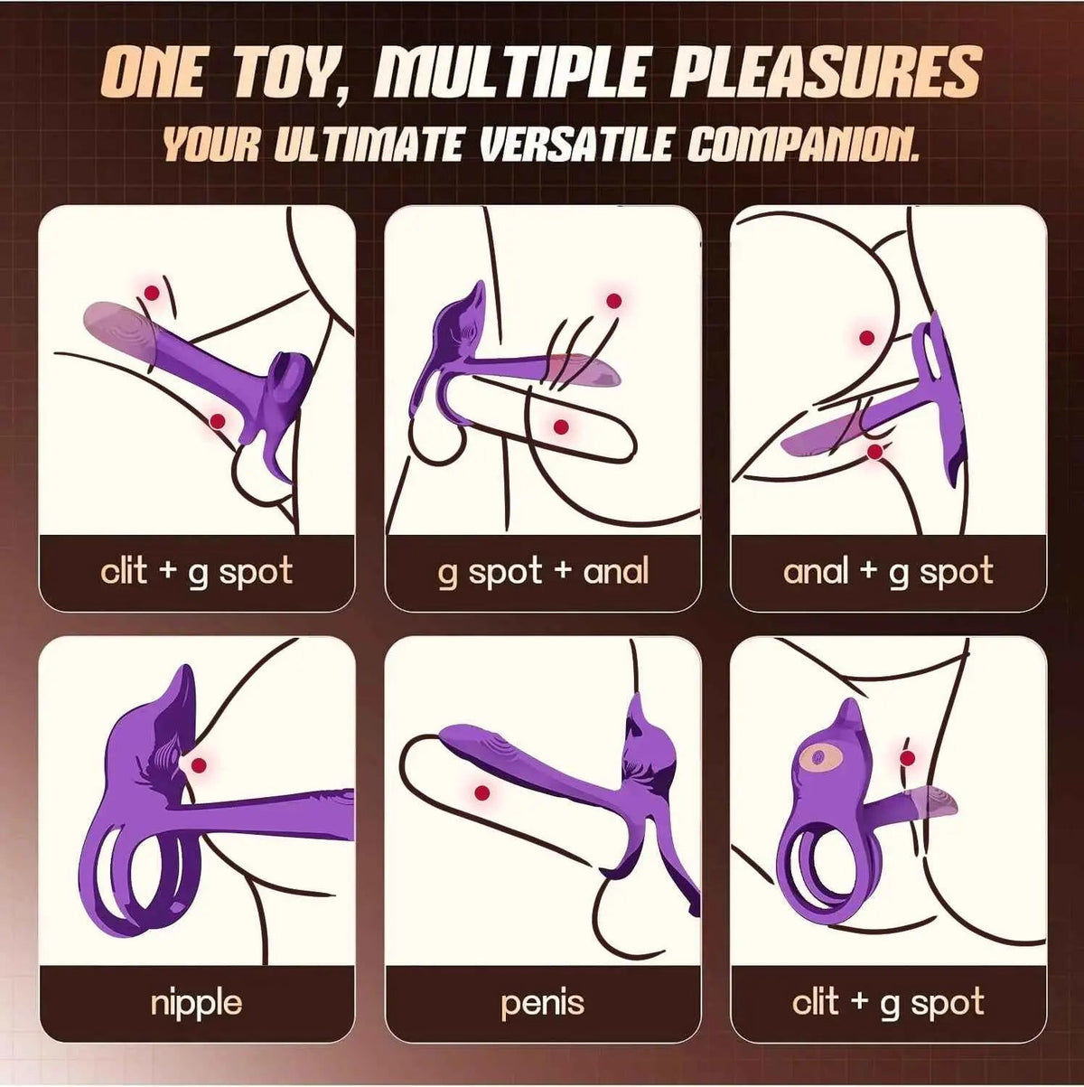 Flexo - Ultimate Vibration Ring for G-Spot and Clitoral Stimulation