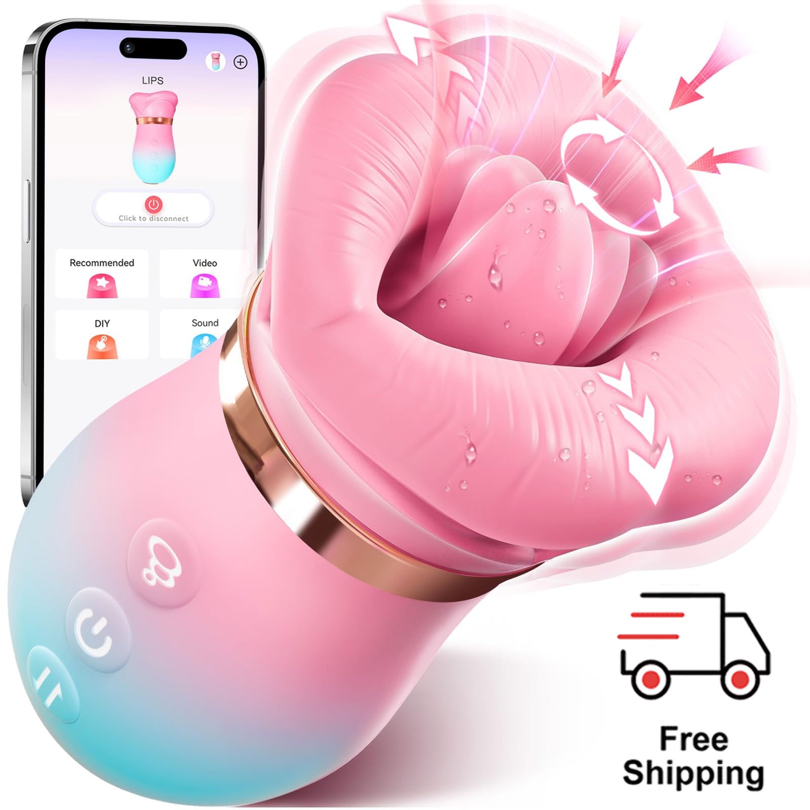 KissMaster App Tongue Massager