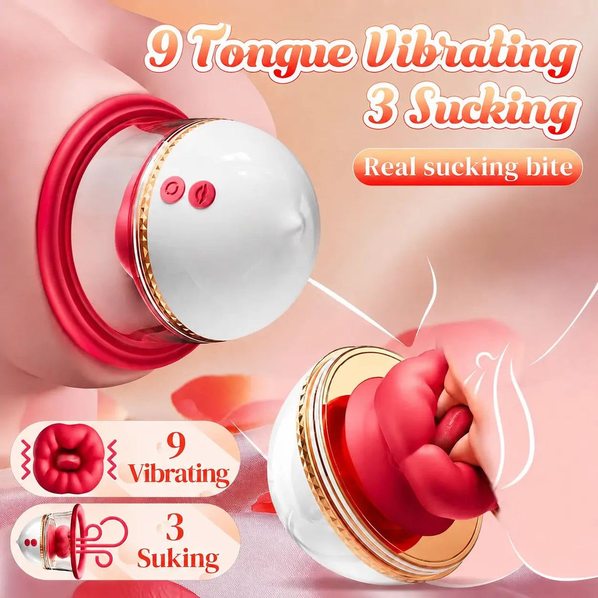 Noti Tongue-Feel & Suction Massager