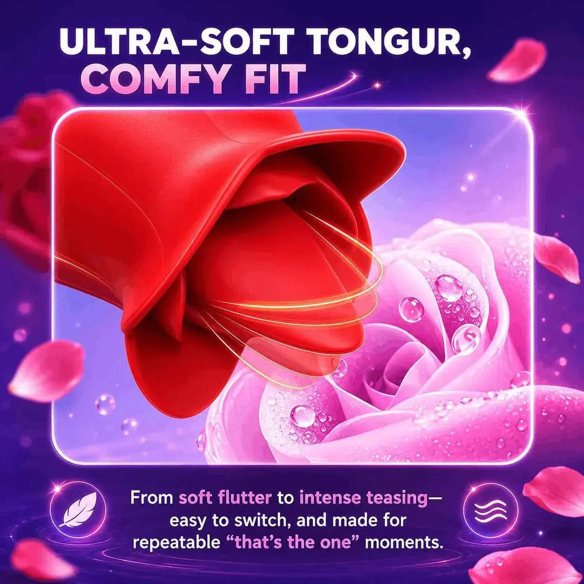 MLEM Rose Tongue Massager