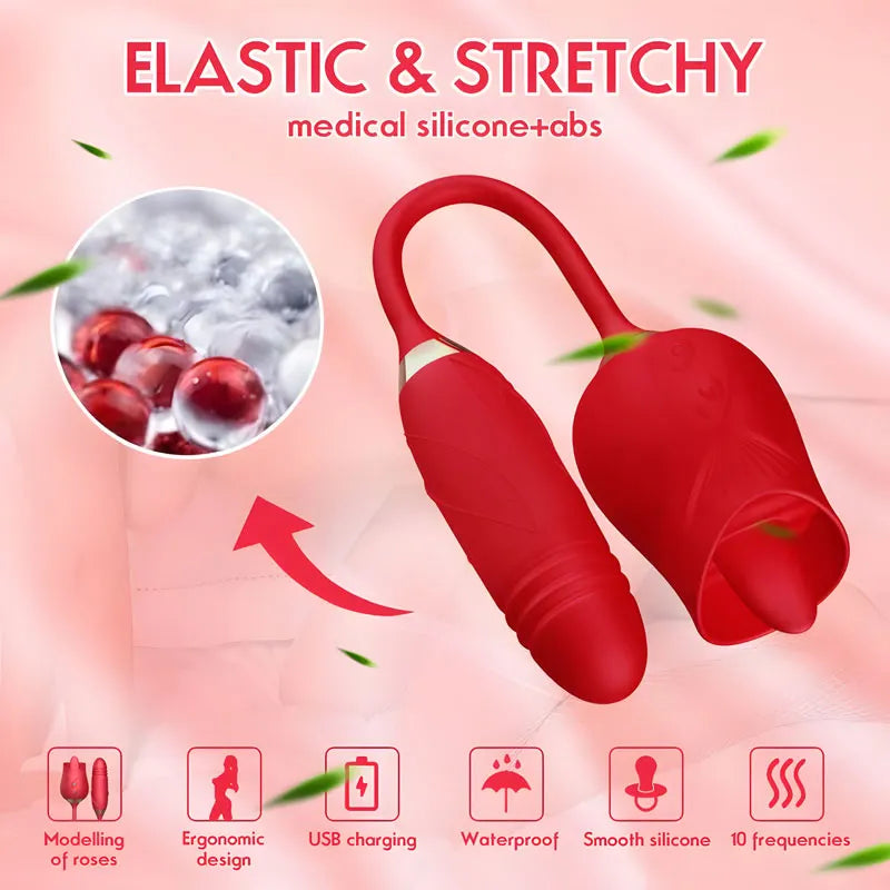RoseLite Entry-Level Tongue-Style Rose Massager - view 4