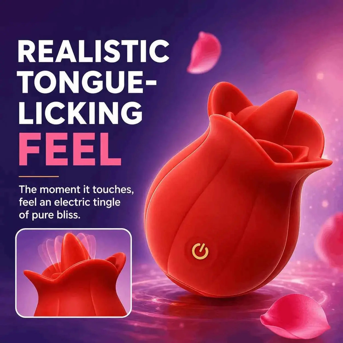 MLEM Rose Tongue Massager