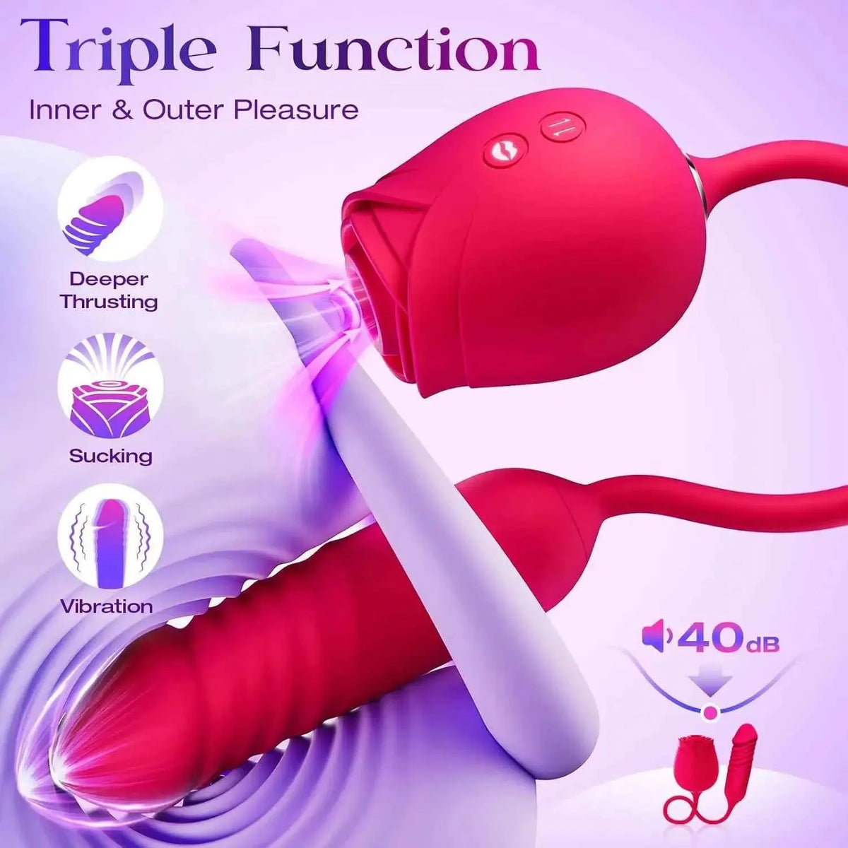 Rose Mary Dual-Stimulation Massager