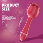 Rose Rotating Magic Wand Vibrator - view 7
