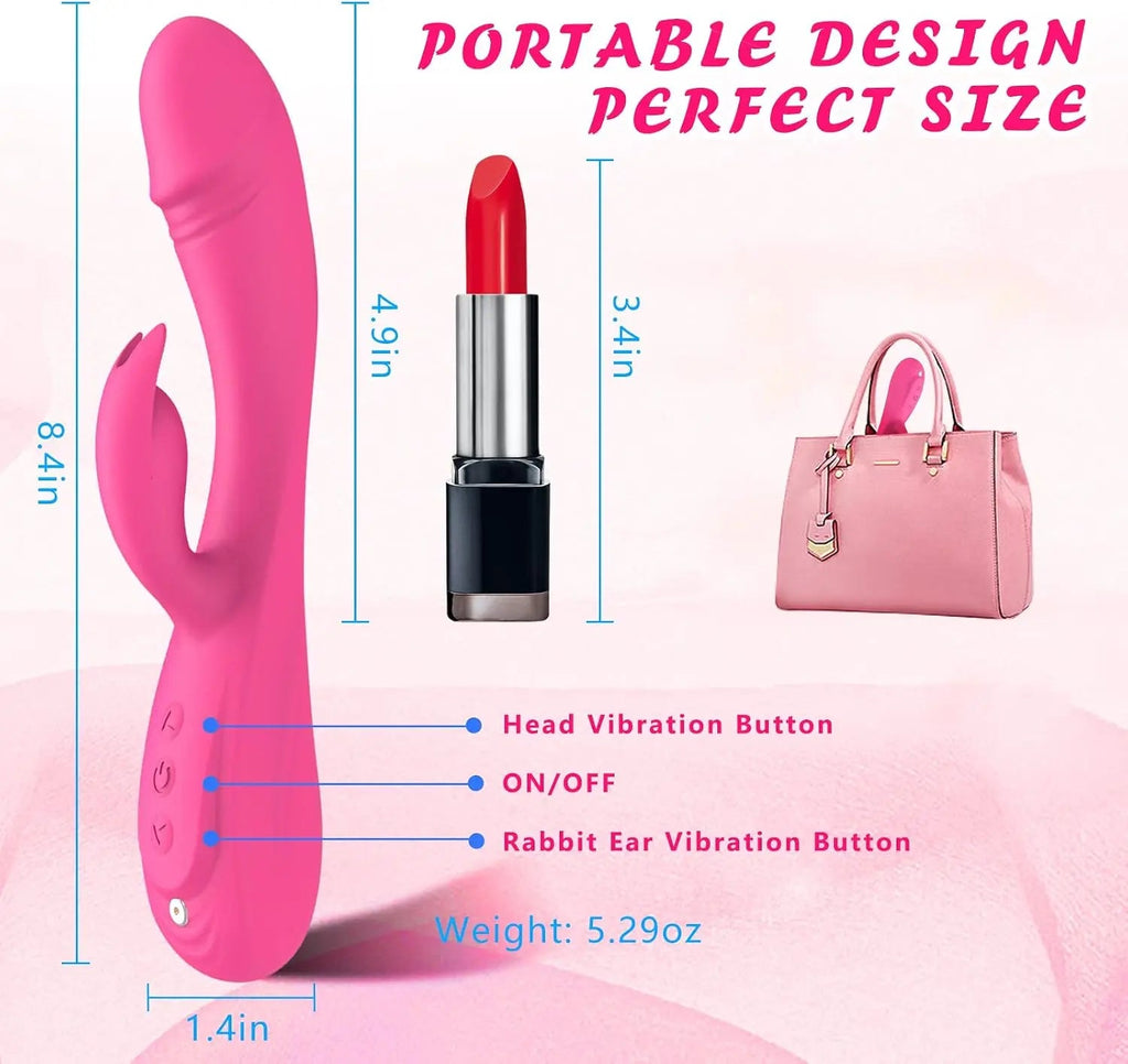 CKSOHOT Rabbit G Spot Vibrator 3 in 1