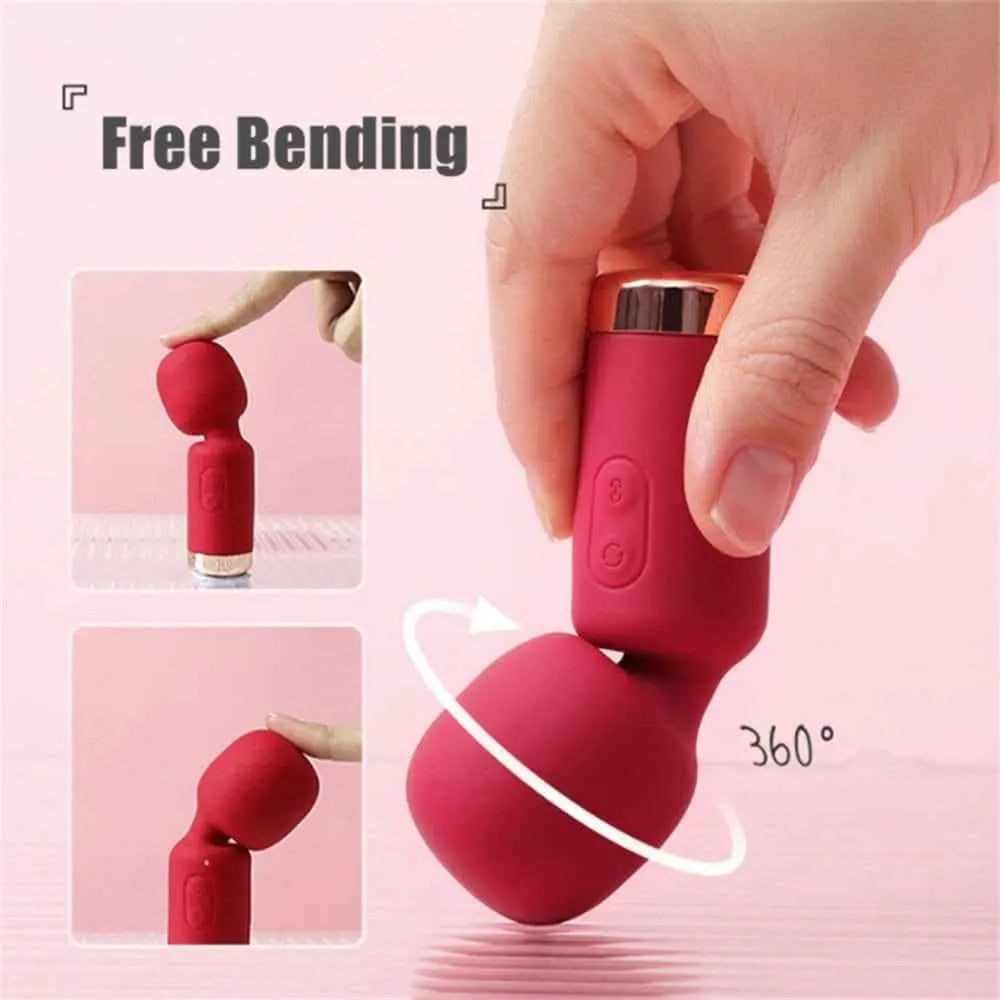 Mini Flexible Magic Wand Vibrator