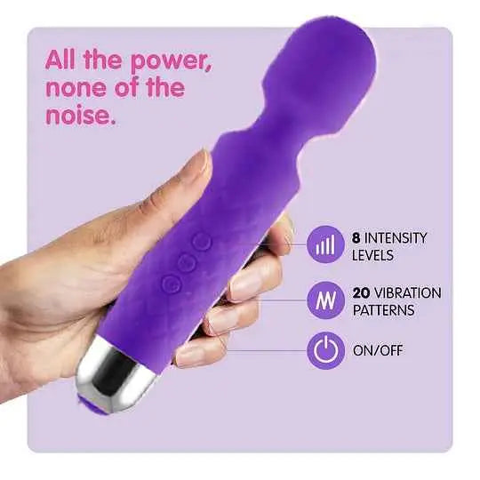 20-Pattern & 8-Speed G-Spot Wand Vibrator