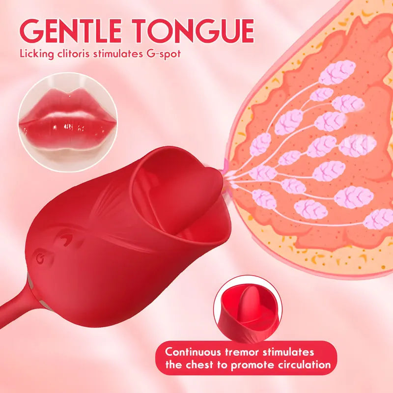 RoseLite Entry-Level Tongue-Style Rose Massager - view 3