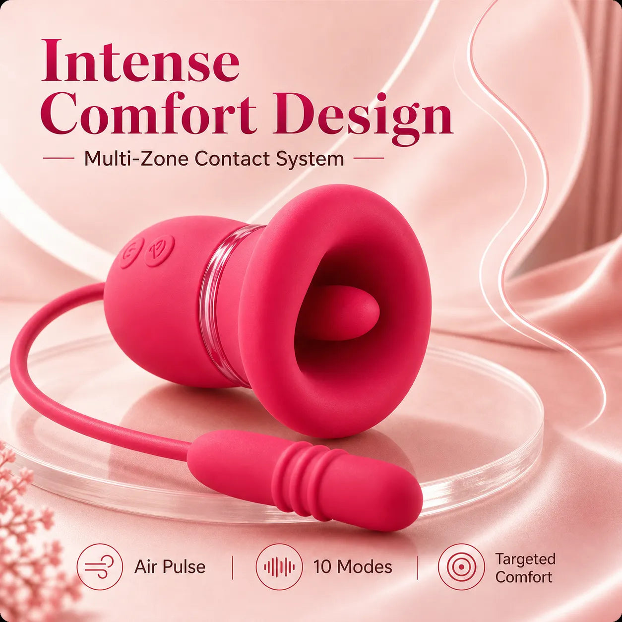 Kissel 5-in-1 Tongue-Style & Internal Motion Massager - view 5