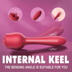 Rose Rotating Magic Wand Vibrator - view 4