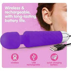 20-Pattern & 8-Speed G-Spot Wand Vibrator