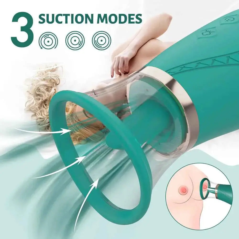 Honey Pistil Tongue Licking & Suction Vibrator