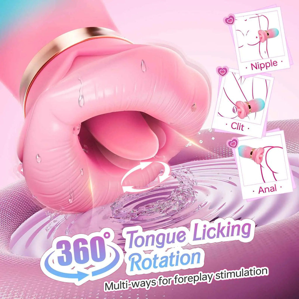 KissMaster App-Controlled Tongue & Suction Massager
