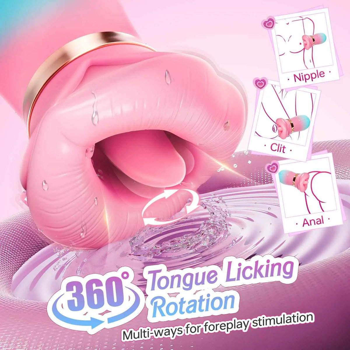 KissMaster App-Controlled Tongue & Suction Massager