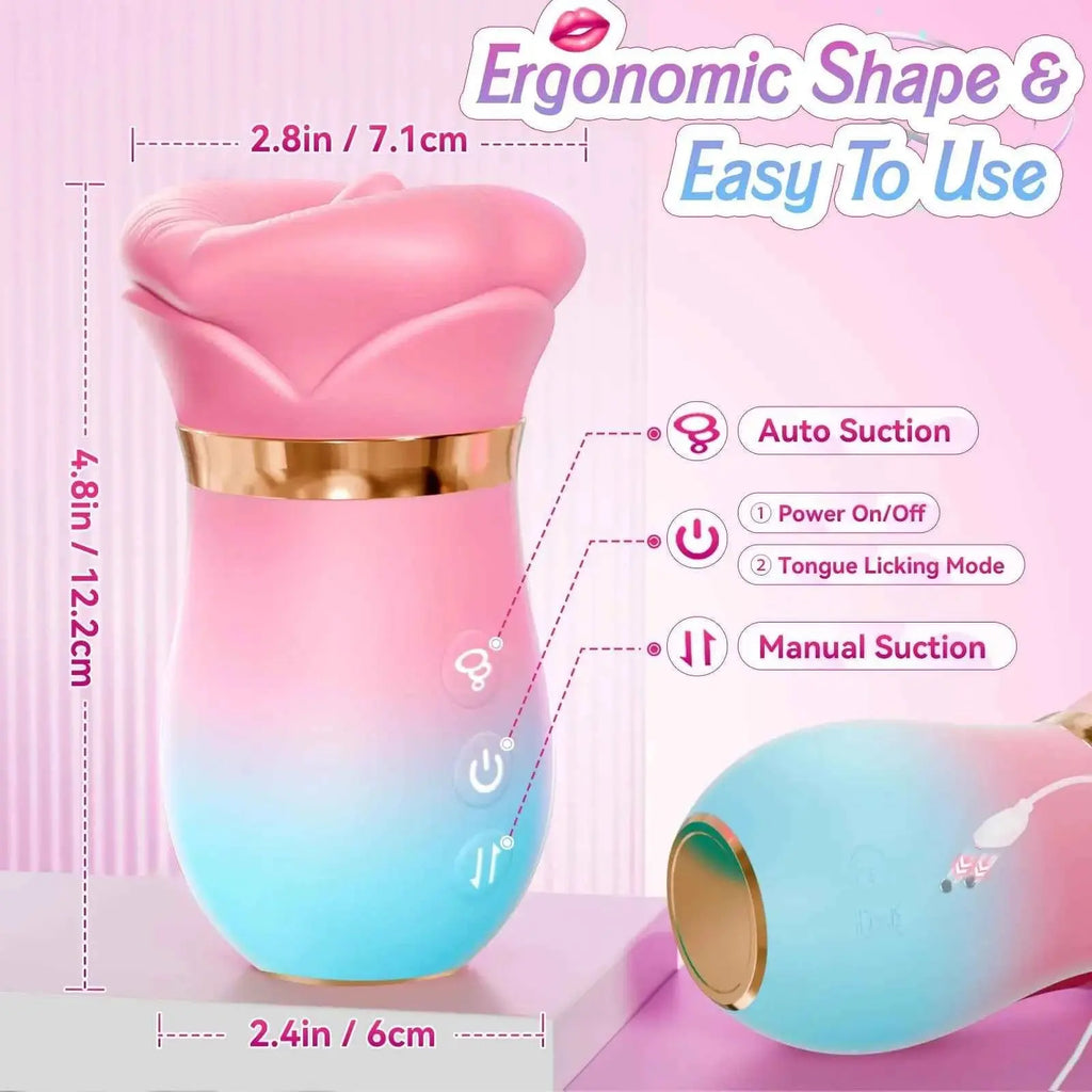 KissMaster App-Controlled Tongue & Suction Massager