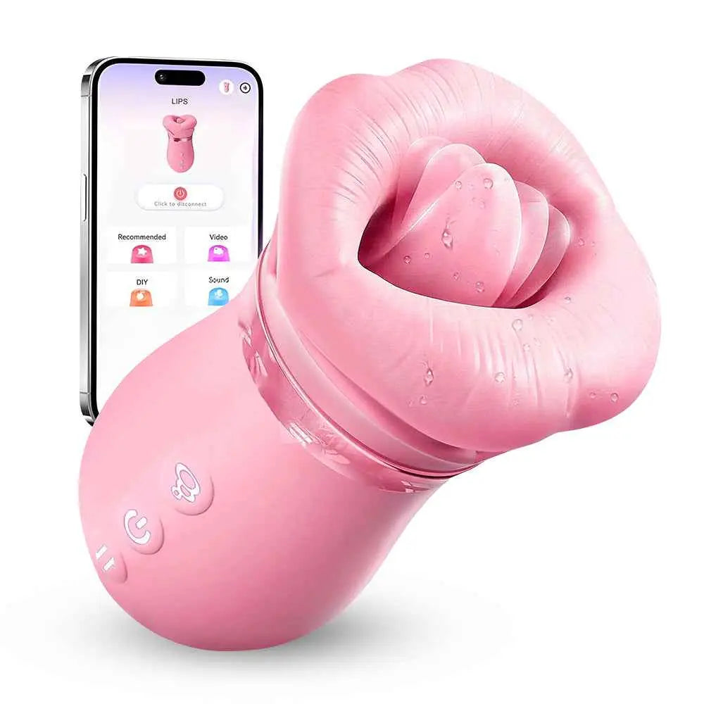 KissMaster App-Controlled Tongue & Suction Massager